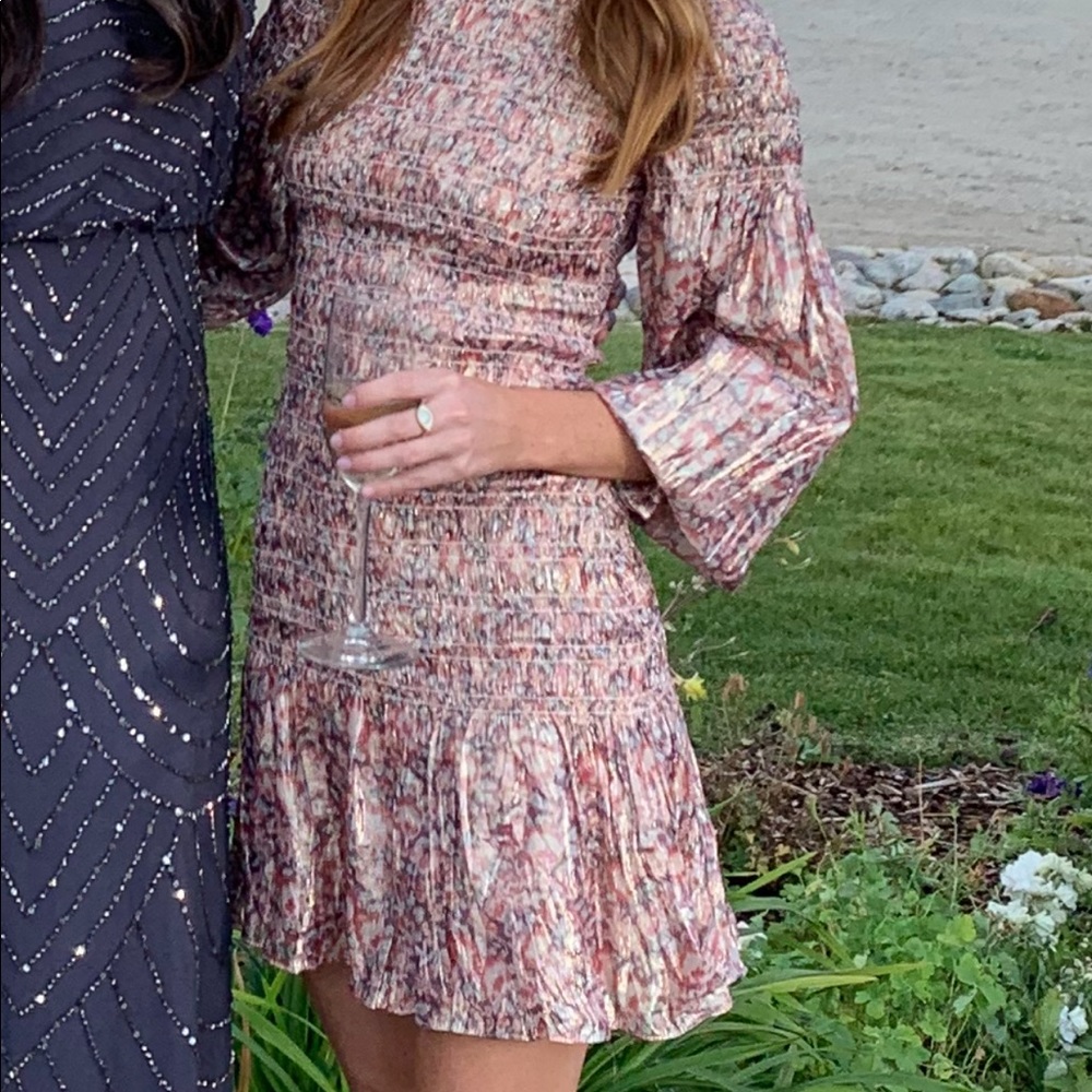 LAST CHANCE OR SELLING ELSEWHERE - LOVESHACKFANCY Long sleeve Mini Dress-